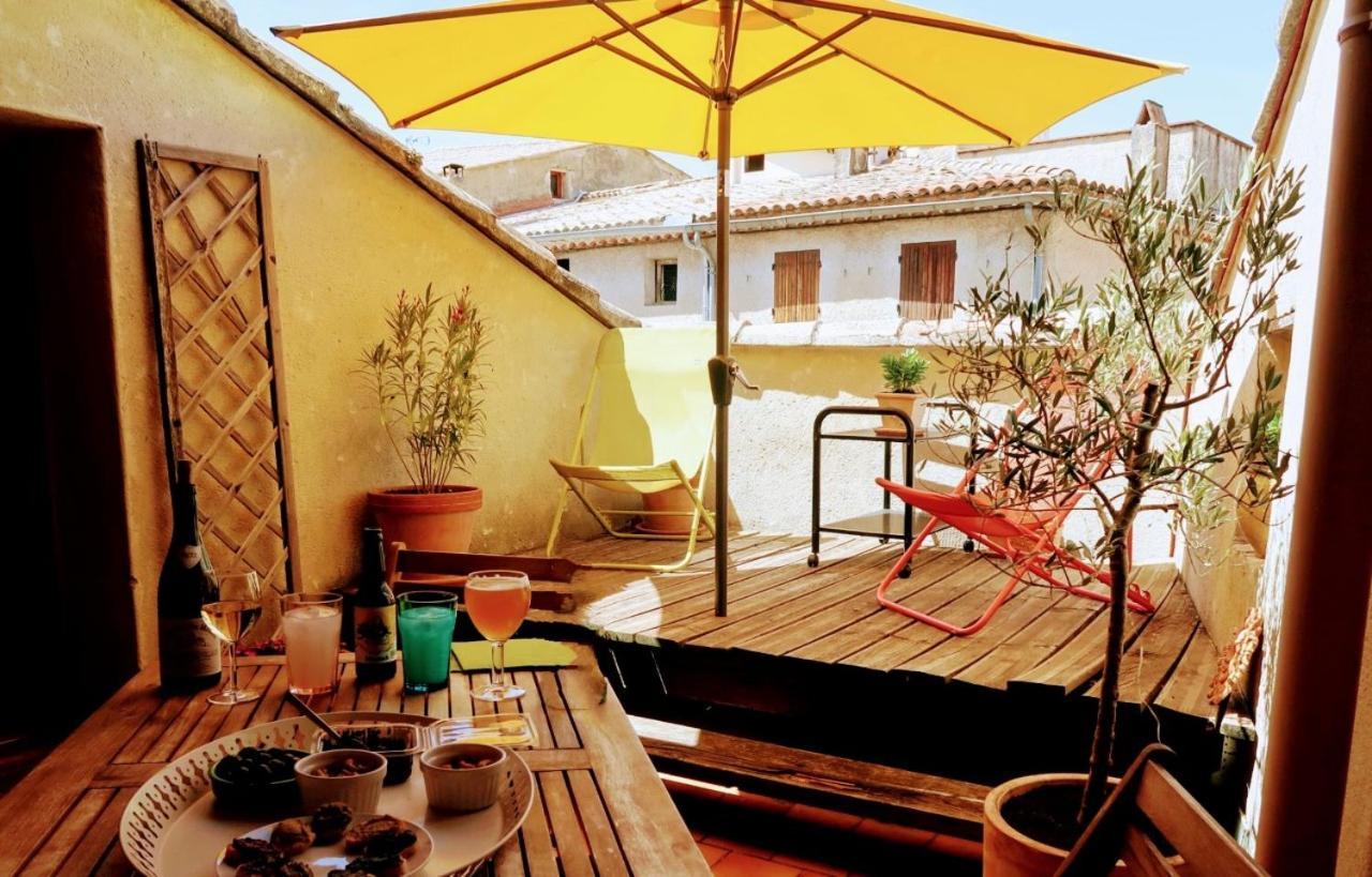 בווי-לה-בארוני La Terrasse D'Olea, Au Coeur Du Village מראה חיצוני תמונה